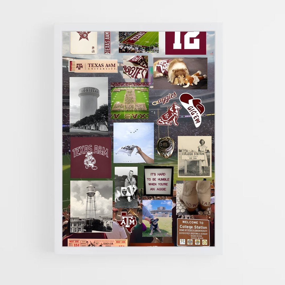 Poster Aggies en Fête – affiche Baseball (vue 3)